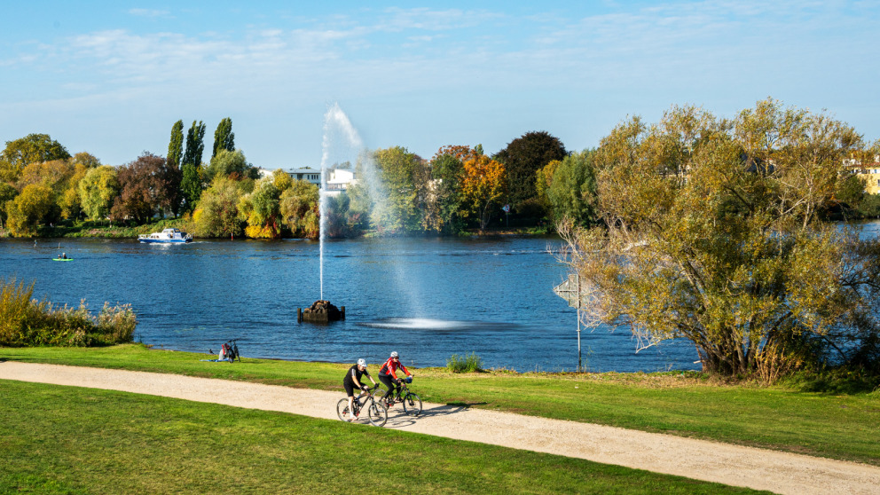 Potsdam's green spaces in the age of social distancing.