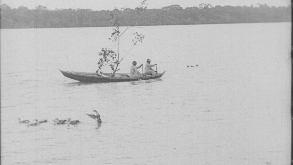 Eine Szene aus dem Film „Amazonas - o maior Rio do Mundo“ (1918).